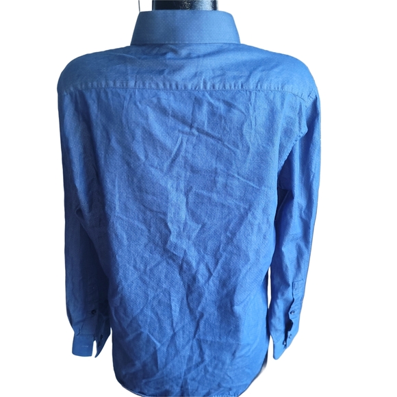 Michael Kors Casual Blue Button-Down Shirt L - Picture 3 of 4